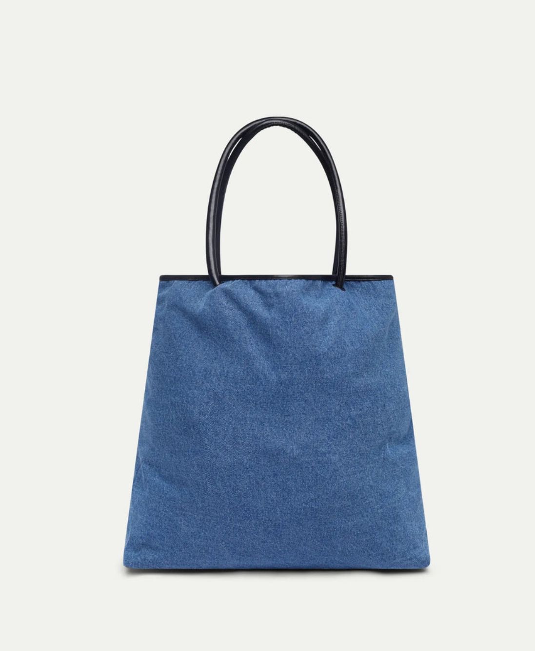 Borsa a tracolla in denim blu