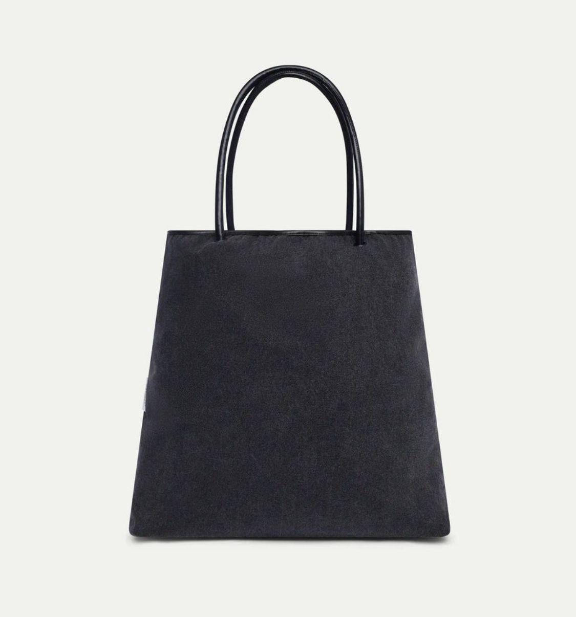 Borsa a tracolla in denim nero